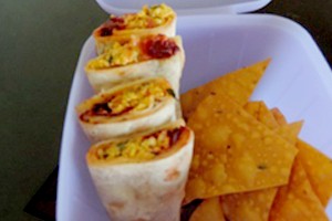 Beetroot Paneer Wrap